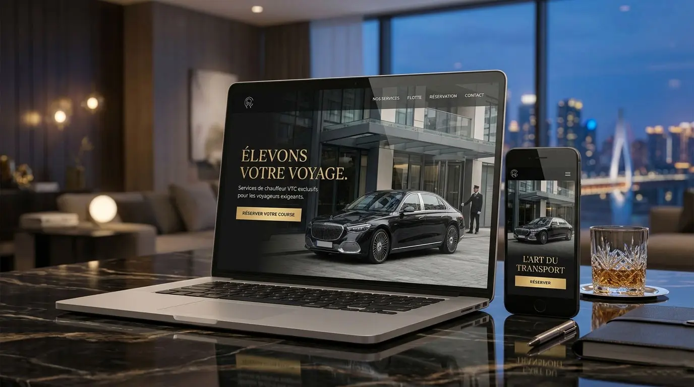 Site VTC business et événementiel